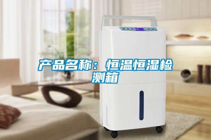 產(chǎn)品名稱(chēng)：恒溫恒濕檢測(cè)箱