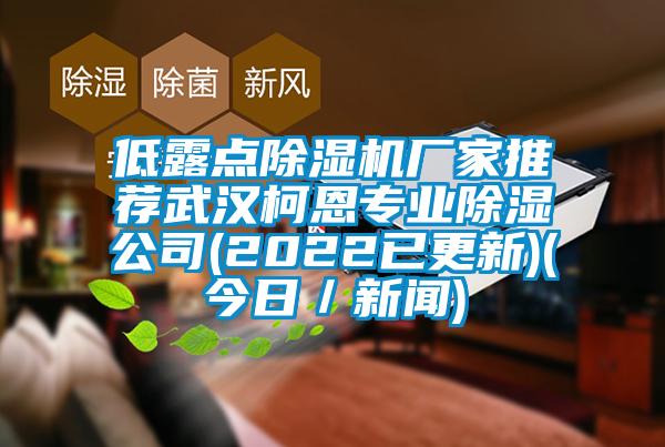 低露點除濕機(jī)廠家推薦武漢柯恩專業(yè)除濕公司(2022已更新)(今日／新聞)