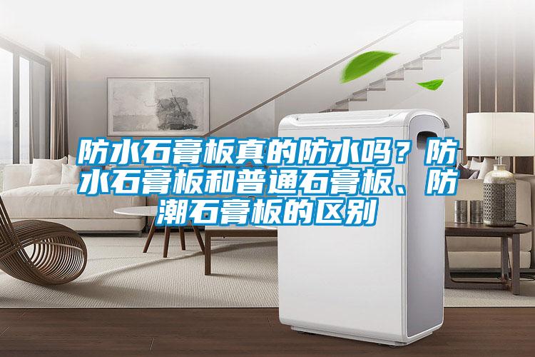 防水石膏板真的防水嗎？防水石膏板和普通石膏板、防潮石膏板的區(qū)別