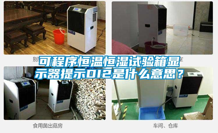 可程序恒溫恒濕試驗(yàn)箱顯示器提示DI2是什么意思？