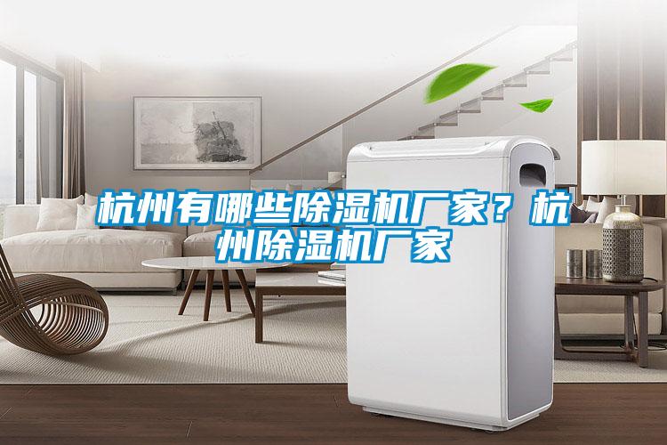 杭州有哪些除濕機(jī)廠家？杭州除濕機(jī)廠家