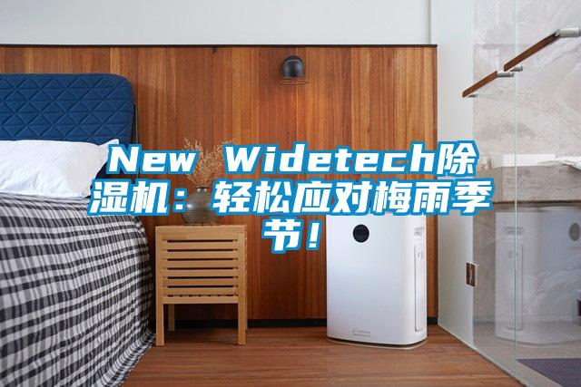 New Widetech除濕機：輕松應(yīng)對梅雨季節(jié)！
