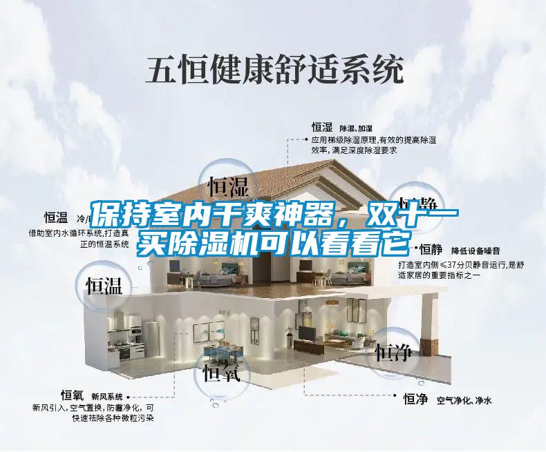 保持室內干爽神器，雙十一買除濕機可以看看它
