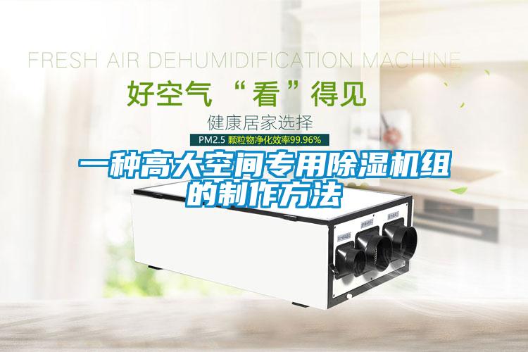 一種高大空間專(zhuān)用除濕機(jī)組的制作方法