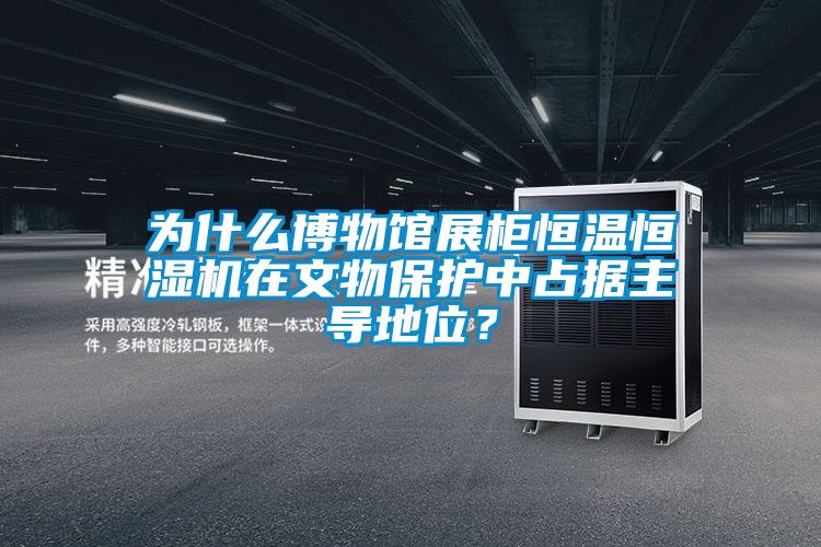 為什么博物館展柜恒溫恒濕機在文物保護中占據(jù)主導(dǎo)地位？
