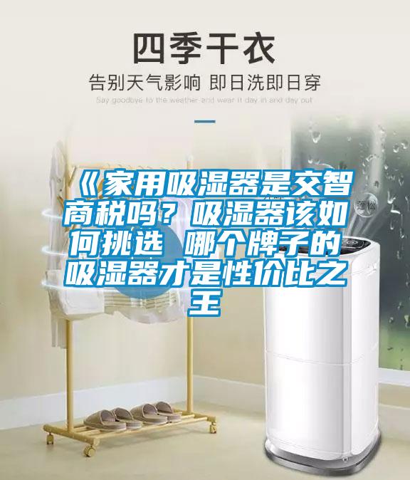 《家用吸濕器是交智商稅嗎？吸濕器該如何挑選 哪個牌子的吸濕器才是性價比之王
