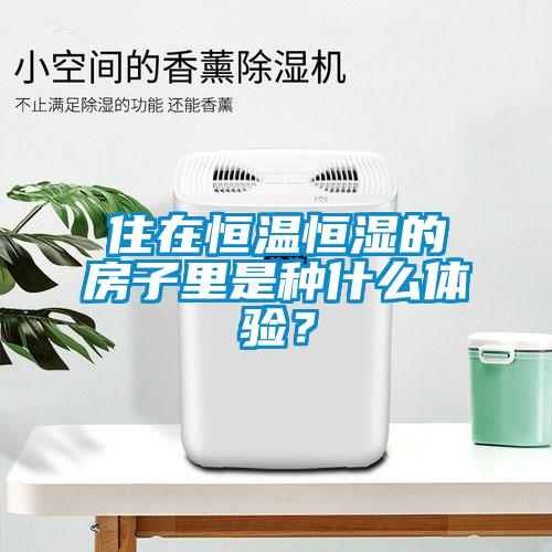 住在恒溫恒濕的房子里是種什么體驗(yàn)？