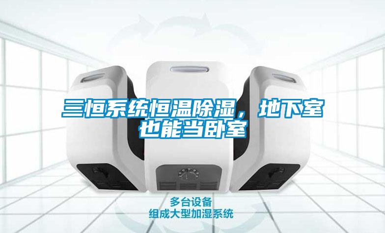三恒系統(tǒng)恒溫除濕，地下室也能當(dāng)臥室
