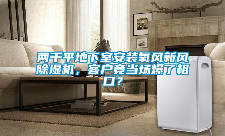 兩千平地下室安裝氧風(fēng)新風(fēng)除濕機，客戶竟當場爆了粗口？