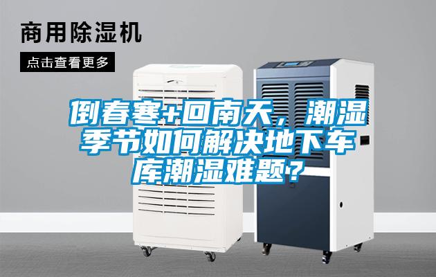 倒春寒+回南天，潮濕季節(jié)如何解決地下車庫潮濕難題？