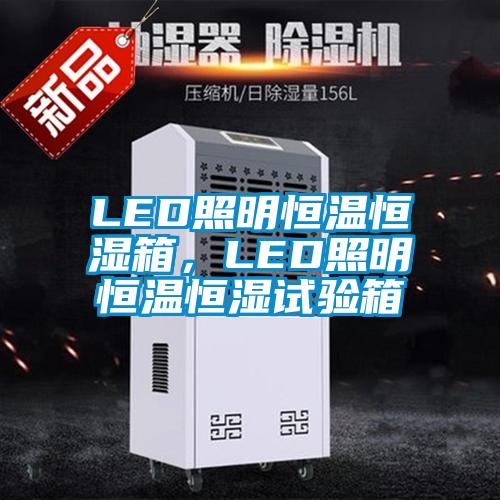 LED照明恒溫恒濕箱，LED照明恒溫恒濕試驗箱