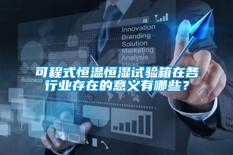 可程式恒溫恒濕試驗箱在各行業(yè)存在的意義有哪些？