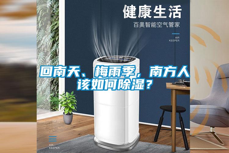 回南天、梅雨季，南方人該如何除濕？