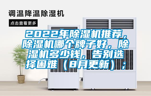 2022年除濕機推薦，除濕機哪個牌子好，除濕機多少錢，告別選擇困難（8月更新）；