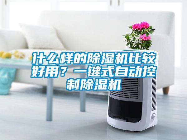 什么樣的除濕機比較好用？一鍵式自動控制除濕機