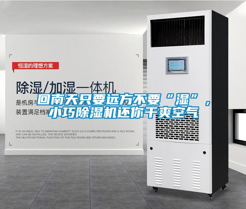 回南天只要遠方不要“濕”，小巧除濕機還你干爽空氣