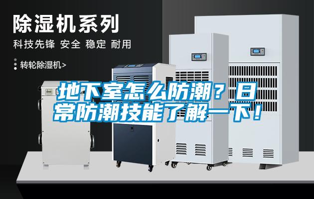 地下室怎么防潮？日常防潮技能了解一下！