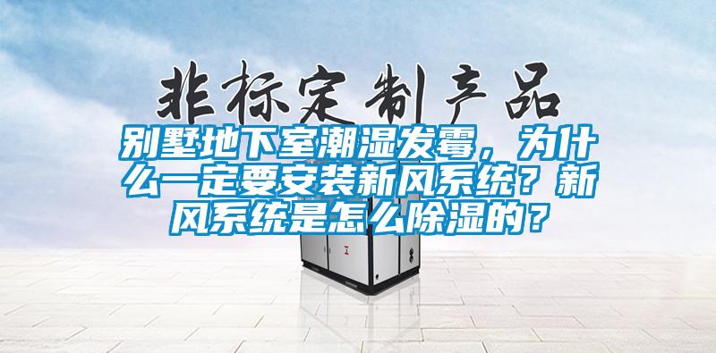 別墅地下室潮濕發(fā)霉，為什么一定要安裝新風系統(tǒng)？新風系統(tǒng)是怎么除濕的？