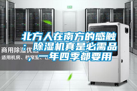北方人在南方的感觸：除濕機(jī)真是必需品，一年四季都要用