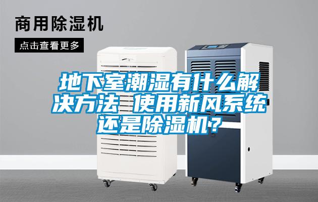 地下室潮濕有什么解決方法 使用新風系統(tǒng)還是除濕機？