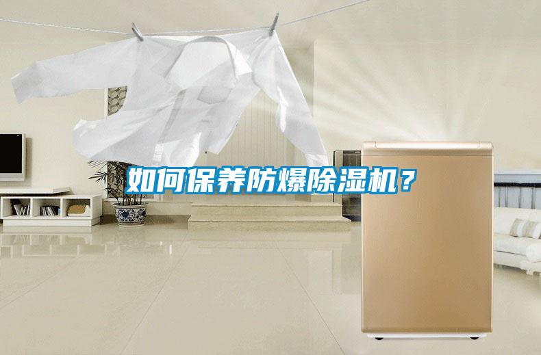 如何保養(yǎng)防爆除濕機？