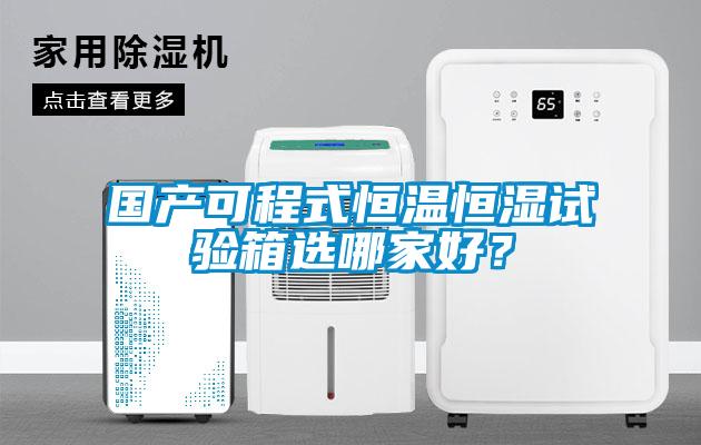 國產(chǎn)可程式恒溫恒濕試驗(yàn)箱選哪家好？