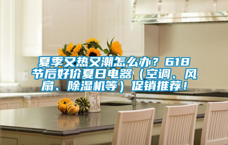 夏季又熱又潮怎么辦？618節(jié)后好價夏日電器（空調(diào)、風扇、除濕機等）促銷推薦！