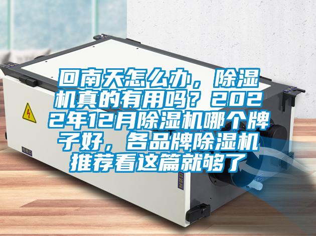 回南天怎么辦，除濕機(jī)真的有用嗎？2022年12月除濕機(jī)哪個(gè)牌子好，各品牌除濕機(jī)推薦看這篇就夠了