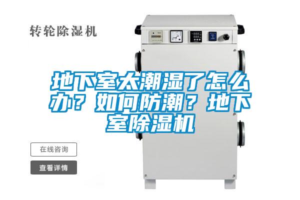 地下室太潮濕了怎么辦？如何防潮？地下室除濕機