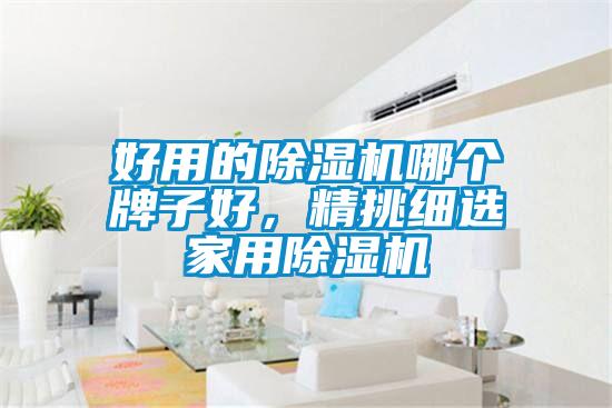 好用的除濕機(jī)哪個(gè)牌子好，精挑細(xì)選家用除濕機(jī)