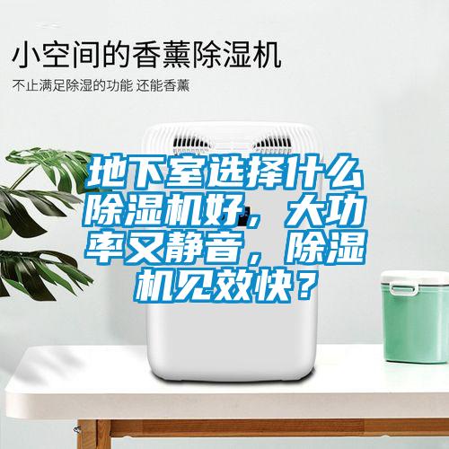 地下室選擇什么除濕機好，大功率又靜音，除濕機見效快？