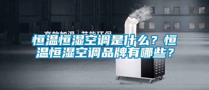 恒溫恒濕空調(diào)是什么？恒溫恒濕空調(diào)品牌有哪些？