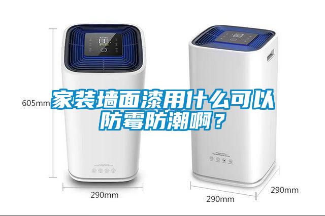家裝墻面漆用什么可以防霉防潮??？