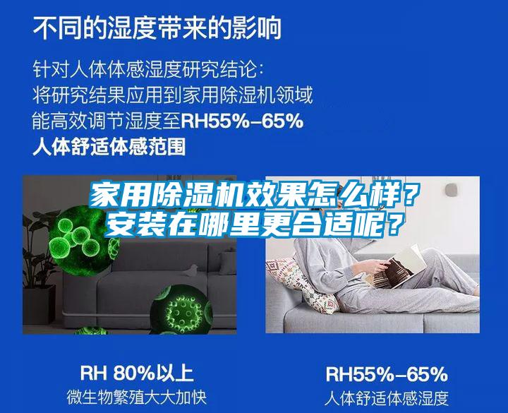 家用除濕機效果怎么樣？安裝在哪里更合適呢？