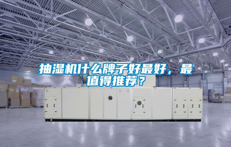 抽濕機什么牌子好最好，最值得推薦？