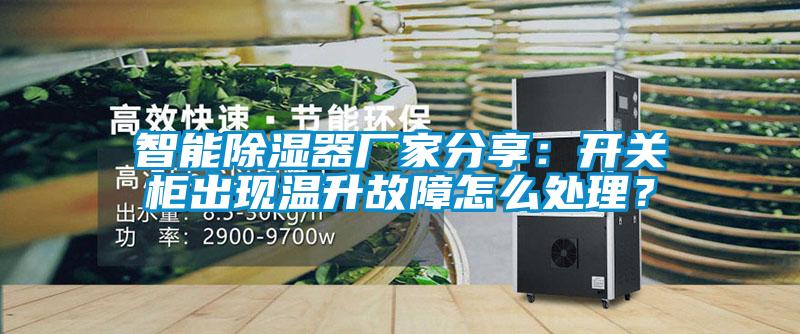 智能除濕器廠家分享：開關(guān)柜出現(xiàn)溫升故障怎么處理？