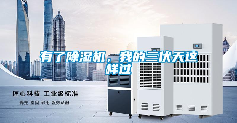 有了除濕機，我的三伏天這樣過