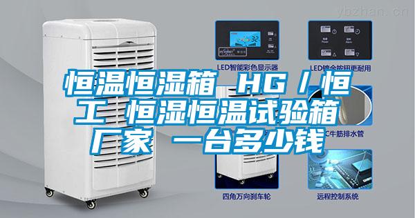 恒溫恒濕箱 HG／恒工 恒濕恒溫試驗(yàn)箱廠家 一臺多少錢