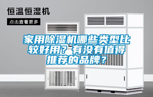 家用除濕機(jī)哪些類型比較好用？有沒有值得推薦的品牌？