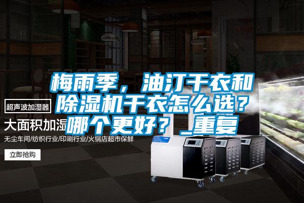 梅雨季，油汀干衣和除濕機(jī)干衣怎么選？哪個更好？_重復(fù)