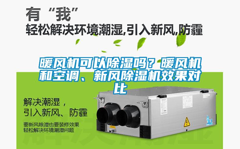 暖風(fēng)機(jī)可以除濕嗎？暖風(fēng)機(jī)和空調(diào)、新風(fēng)除濕機(jī)效果對(duì)比