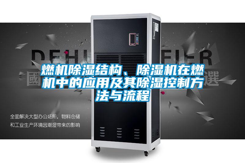 燃機除濕結(jié)構(gòu)、除濕機在燃機中的應用及其除濕控制方法與流程