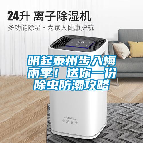 明起泰州步入梅雨季！送你一份除蟲防潮攻略