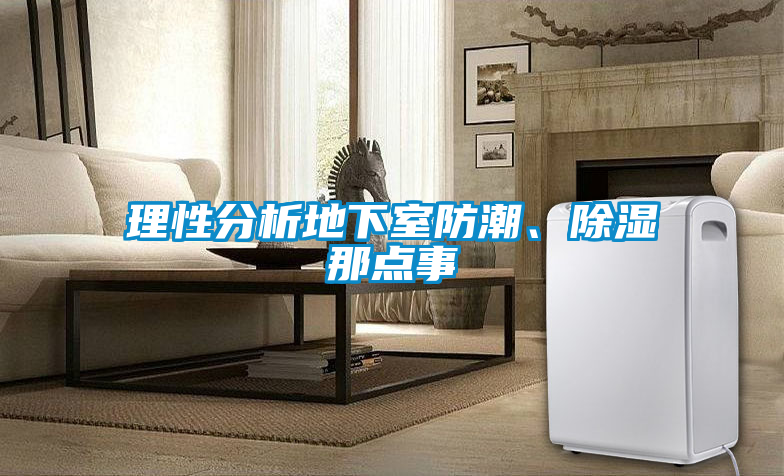 理性分析地下室防潮、除濕那點(diǎn)事