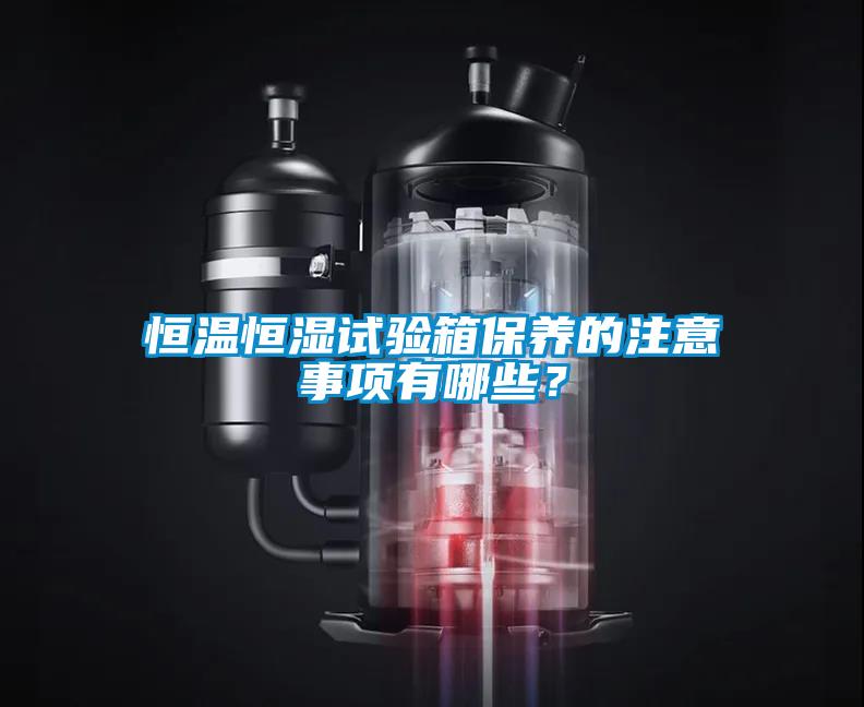 恒溫恒濕試驗(yàn)箱保養(yǎng)的注意事項(xiàng)有哪些？
