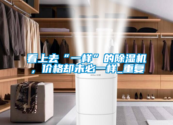 看上去“一樣”的除濕機(jī)，價(jià)格卻未必一樣_重復(fù)