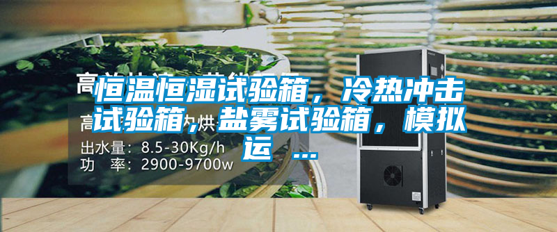 恒溫恒濕試驗箱，冷熱沖擊試驗箱，鹽霧試驗箱，模擬運 ...