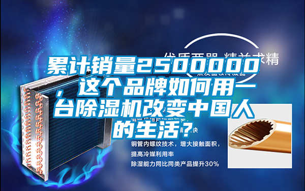 累計(jì)銷(xiāo)量2500000，這個(gè)品牌如何用一臺(tái)除濕機(jī)改變中國(guó)人的生活？