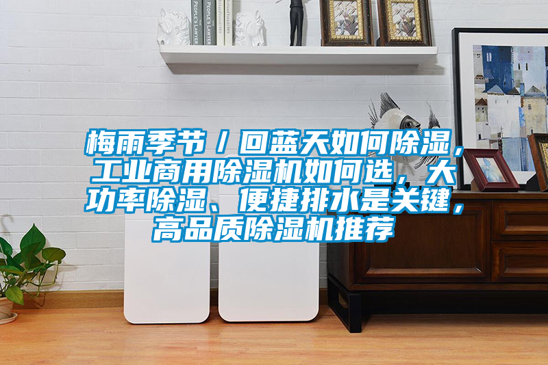 梅雨季節(jié)／回藍(lán)天如何除濕，工業(yè)商用除濕機(jī)如何選，大功率除濕、便捷排水是關(guān)鍵，高品質(zhì)除濕機(jī)推薦