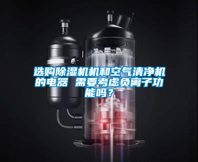 選購除濕機(jī)機(jī)和空氣清凈機(jī)的電器 需要考慮負(fù)離子功能嗎？